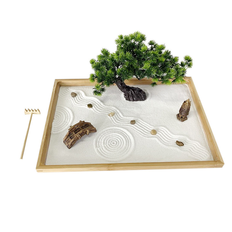 Bonsai Tree Zen Garden - Japoński ogród zen na biurko z