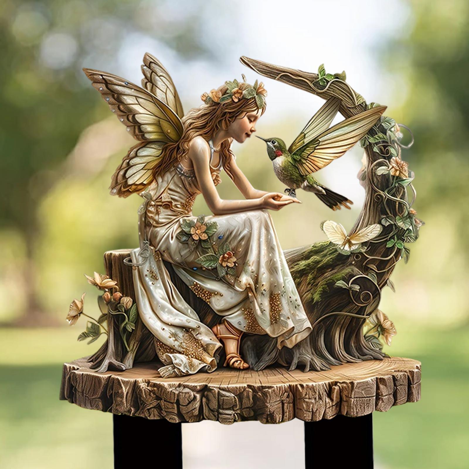 Bonsai Garden Art - Wróżka Dekoracyjna Stojak Ogrodowy 2D Doniczka