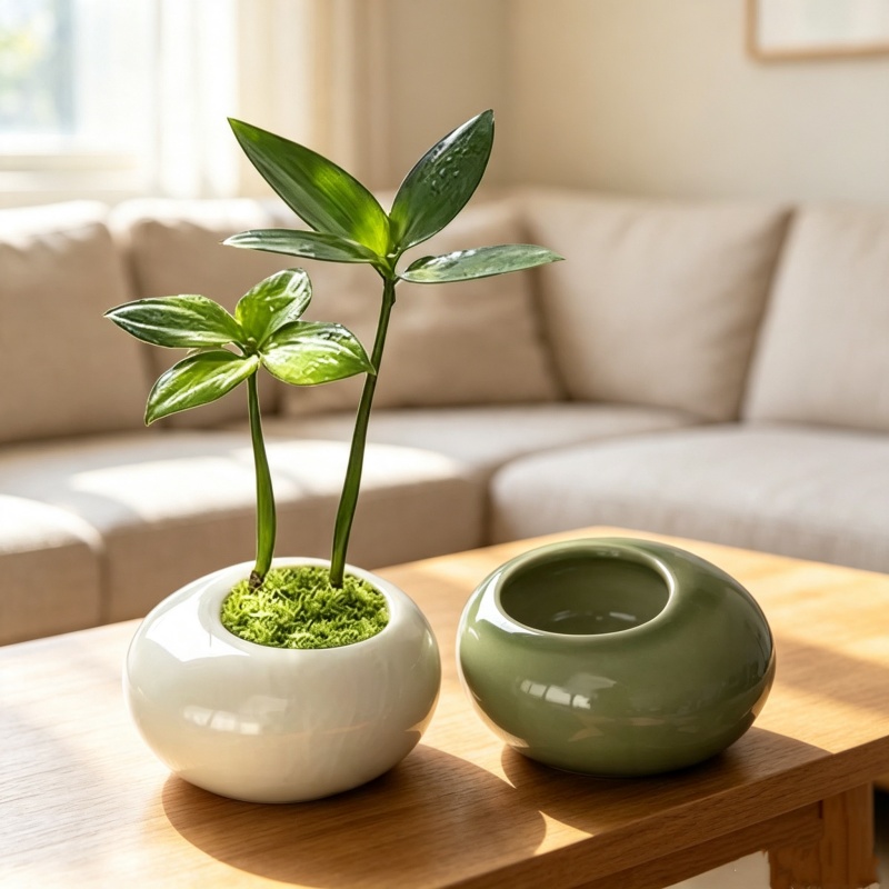 Mini doniczka z efektem popęka – Bonsai Garden Art recenzja i cena