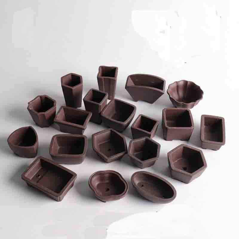 Yixing Purple Sand Flower Pot  – Bonsai Tree Zen Garden recenzja i cena