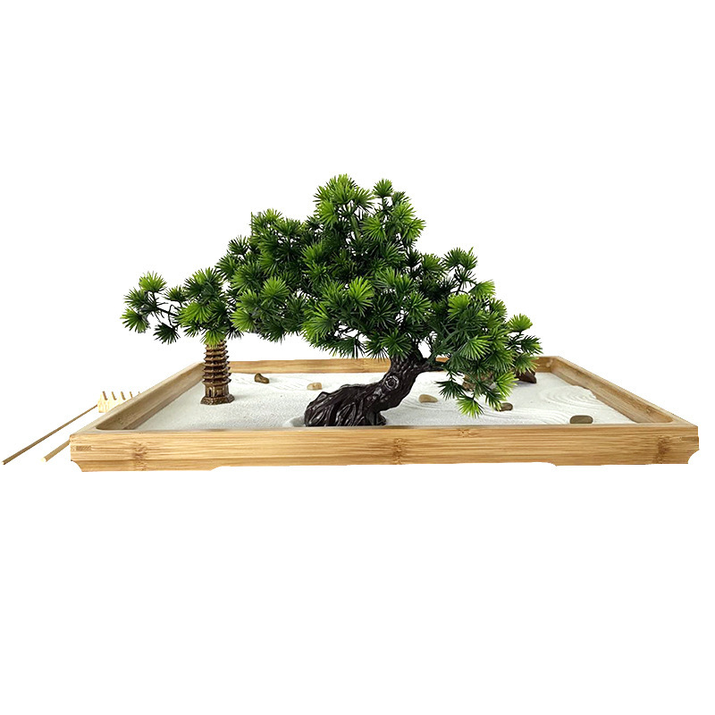 Japoński ogród zen na biurko z – Bonsai Tree Zen Garden recenzja i cena