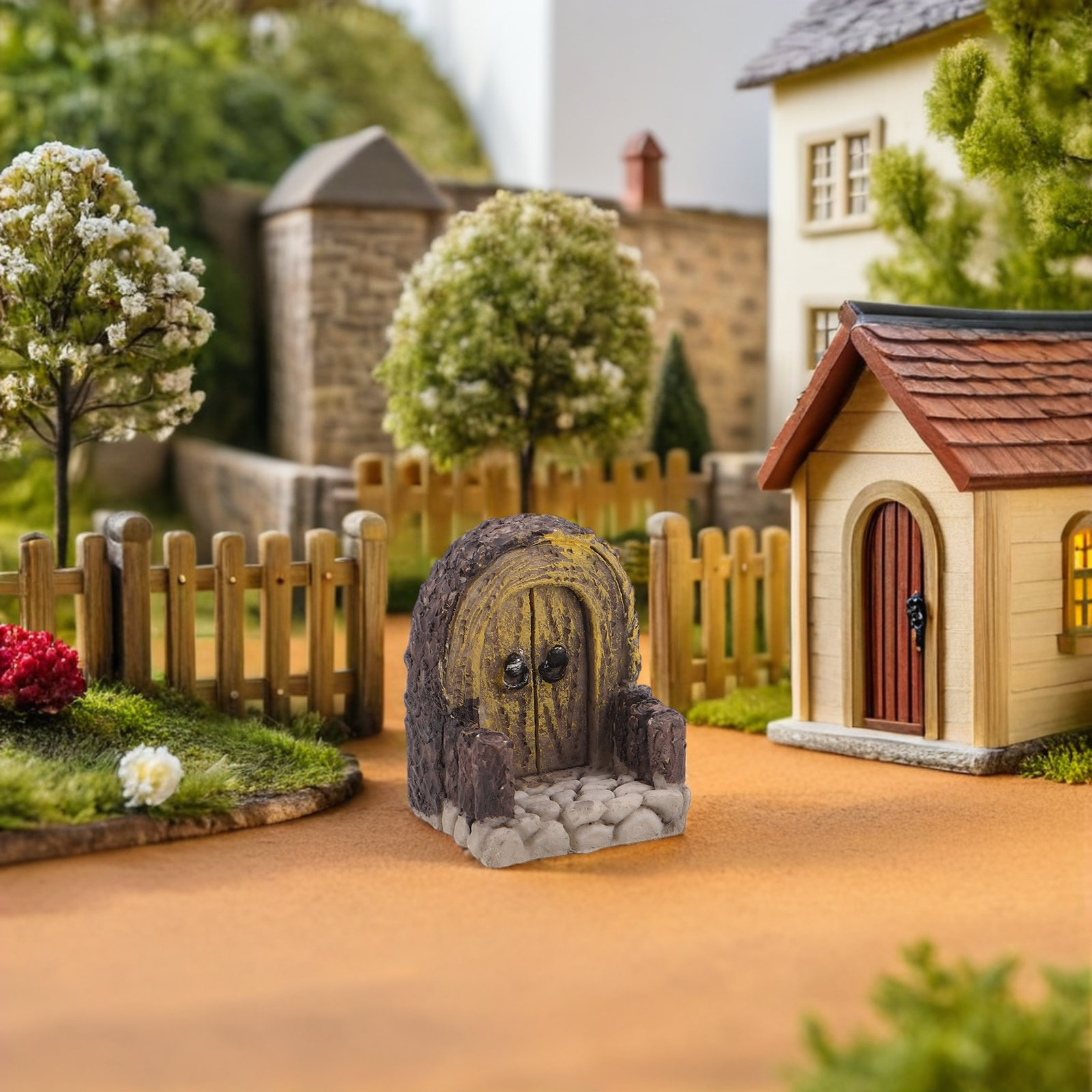 2 szt. Miniaturowe drewniane d – Bonsai Garden Art recenzja i cena